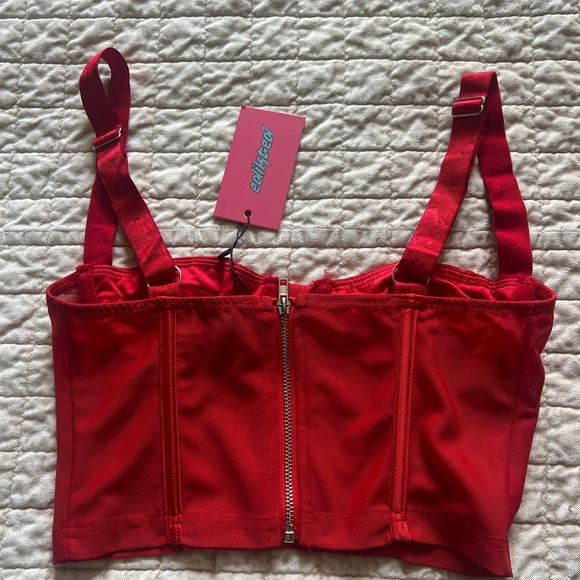 Edikted Teagen Mesh Corset Top - Picture 4 of 5